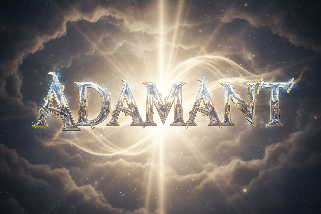 Adamant godly lettering 